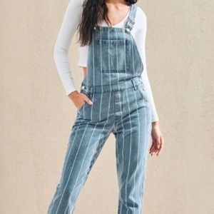 Pacsun Window Pane Overalls - image 1